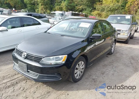 2014 Volkswagen Jetta 2.0L S z USA, uszkodzony, nr VIN 3VW2K7AJ9EM357634
